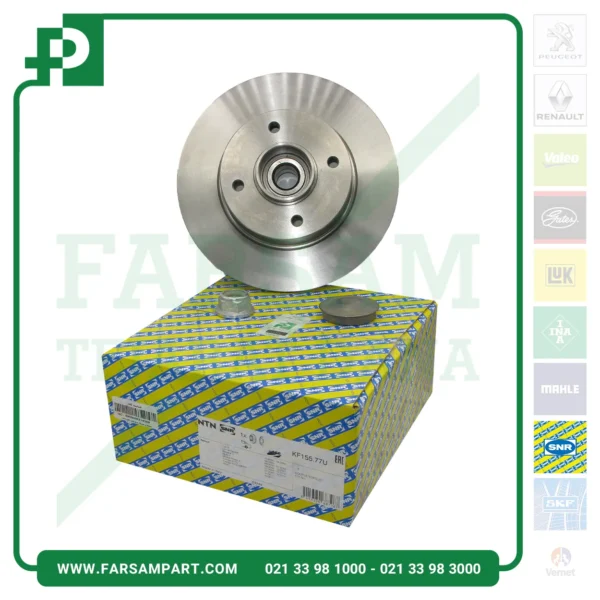 دیسک و بلبرینگ چرخ عقب کامل مگان SNR