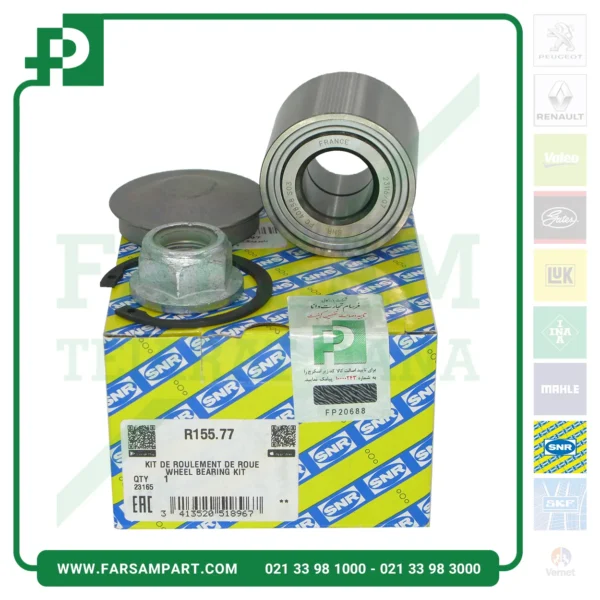 کیت بلبرینگ چرخ عقب مگان SNR