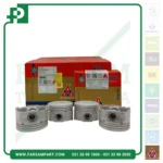 دست کامل پیستون و رینگ پژو ۲۰۶ تیپ ۵ (مدل NFU) استاندارد ای‌تی‌اس ATS انگلستان | PGPK300